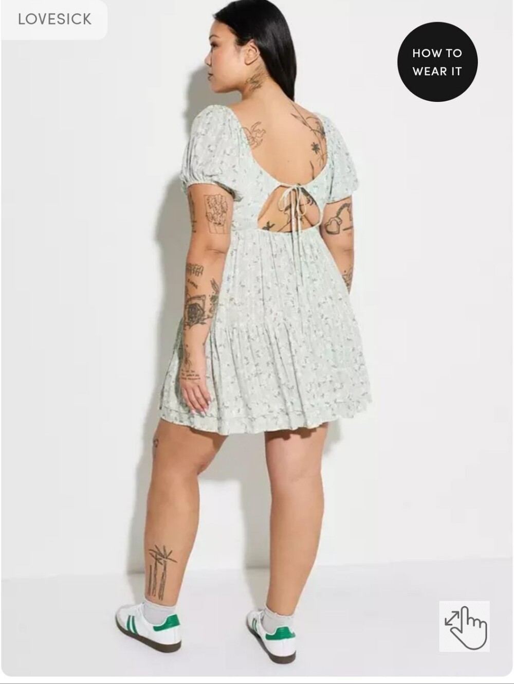 NWT TORRID 00 LoveSick Tiered Mini Dress